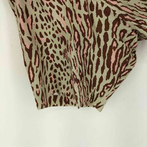 ショット Schott 24SS RAYON SHIRT LEOPARD メンズ JPN:XL