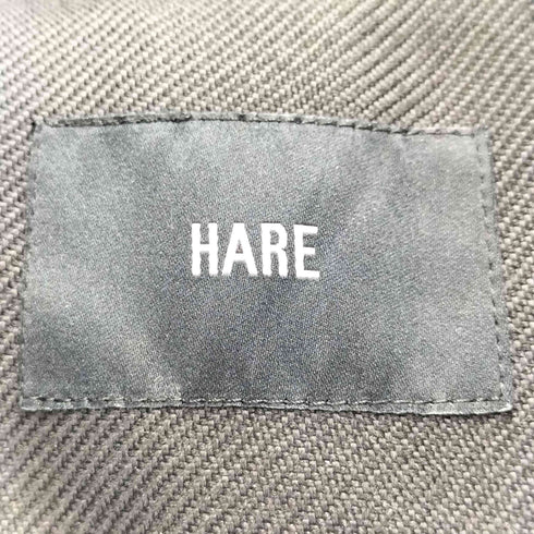 ハレ HARE レイヤードベルテッドコート メンズ FREE