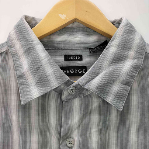 ジョージズ GEORGE S/S SUEDED チェックシャツ メンズ JPN:XXL