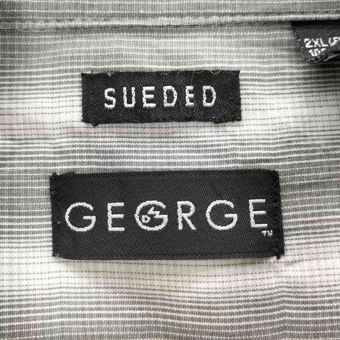 ジョージズ GEORGE S/S SUEDED チェックシャツ メンズ JPN:XXL