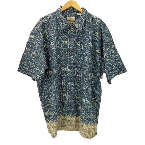 セントジョンズベイ STJOHNS BAY S/S リネンコットン総柄シャツ メンズ JPN:XXL