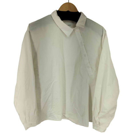BY MUNIR 斜めデザイン S/S シャツ レディース