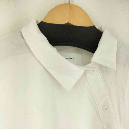 BY MUNIR 斜めデザイン S/S シャツ レディース
