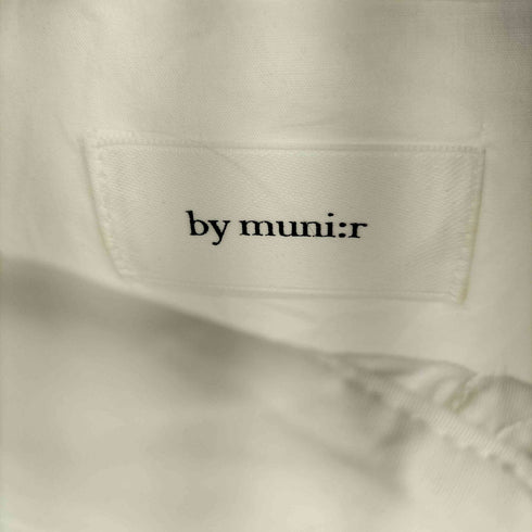 BY MUNIR 斜めデザイン S/S シャツ レディース