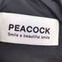 PEACOCK PUレザー ナイロン切替ジップパーカー レディース