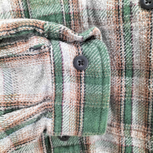カベラス Cabelas 90s マドラスチェック 2P コットンL/S シャツ メンズ JPN:L