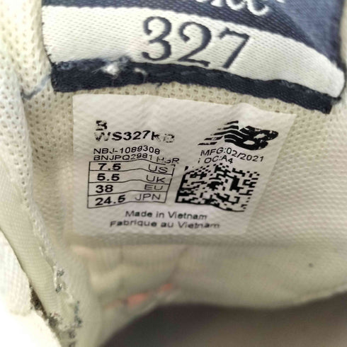 ニューバランス NEW BALANCE WS327KB ローカットスニーカー レディース JPN:24.5