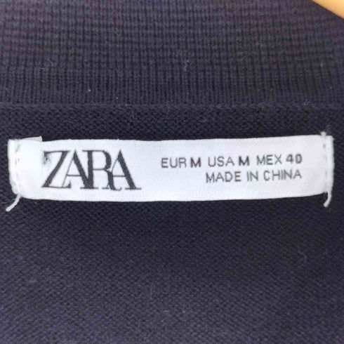 ザラ ZARA KNIT POLO SHIRT WITH BUTTONS メンズ JPN:M