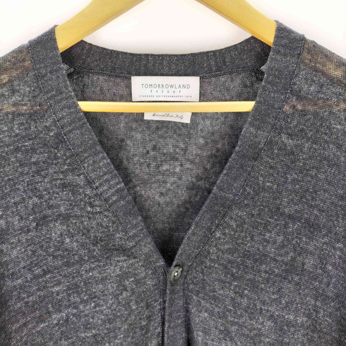 トゥモローランドトリコ TOMORROWLAND tricot ティントリネン Vネックカーディガン メンズ JPN:L