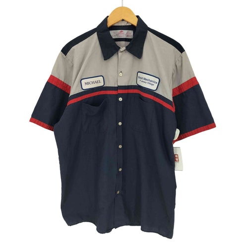 レッドキャップ RED KAP 00s 企業ロゴ ワークシャツ メンズ L-SS