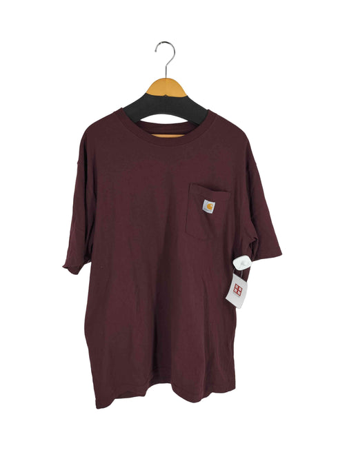 カーハート Carhartt ORIGINAL FIT ロゴパッチ半袖ポケットTシャツ ビッグサイズ メンズ JPN:L