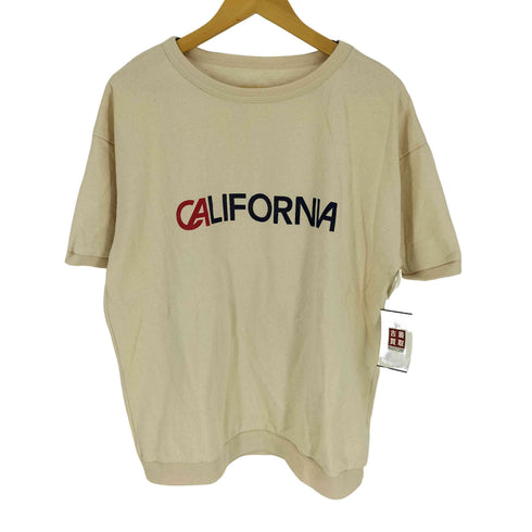 ミクスタ MIXTA USA製 CALIFORINA S/S SWEAT オートミール メンズ JPN:L