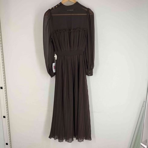 ザラ ZARA シフォンプリーツ ミディ ワンピース レディース JPN:XS