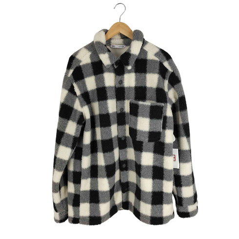 ザラ ZARA チェックボアジャケット メンズ JPN:XL