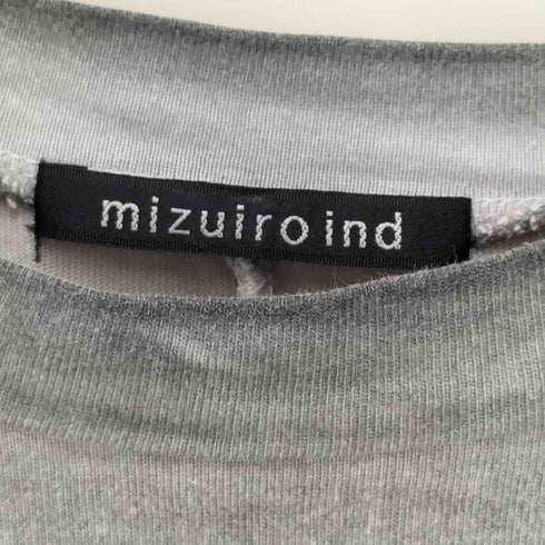 ミズイロインド mizuiro ind ピグメントダイワイドプルオーバー レディース
