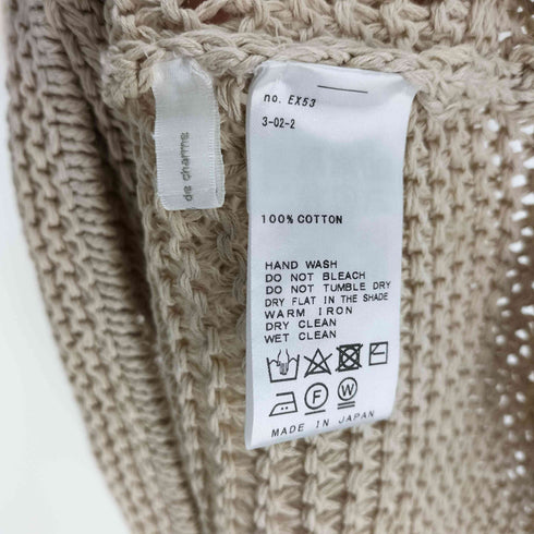 プラージュ PLAGE 21SS mesh タンクトップ レディース