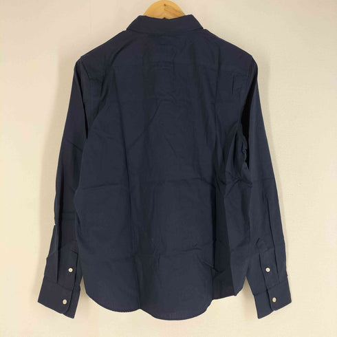ローレンラルフローレン LAUREN RALPH LAUREN NON IRON ロゴ刺繍 コットンボタン長袖シャツ レディース JPN:M
