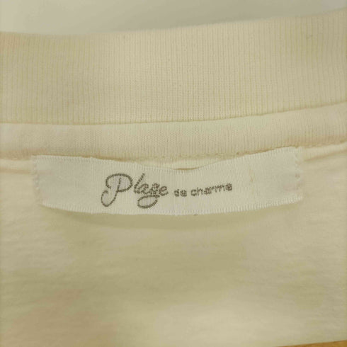 プラージュ PLAGE 21SS garment dye logo Tシャツ レディース
