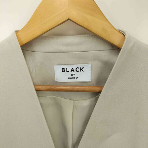 ブラックバイマウジー BLACK by moussy no collar coat レディース JPN:1