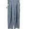 ミズイロインド mizuiro ind chambray wide cargo PT レディース
