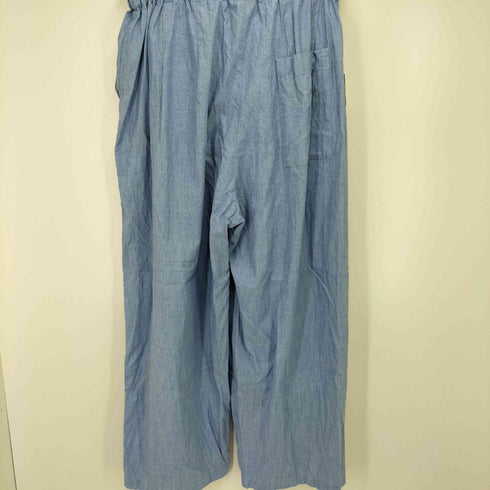 ミズイロインド mizuiro ind chambray wide cargo PT レディース