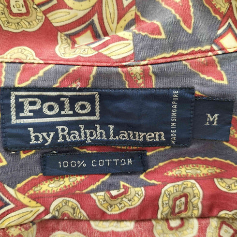 ポロバイラルフローレン Polo by RALPH LAUREN バティック柄 ビンテージスカーフ柄 半袖 開襟シャツ アロハシャツ メンズ JPN:M