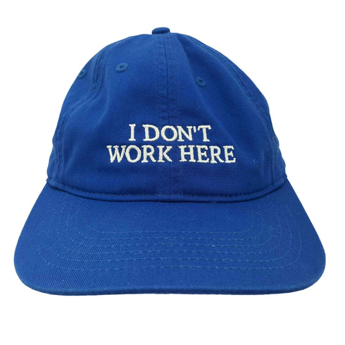 IDEA BOOKS IDEA BOOKS I DON’T WORK HERE CAP パネルキャップ メンズ