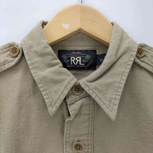 ダブルアールエルラルフローレン RRL RALPH LAUREN 半袖 サファリシャツ メンズ JPN:S