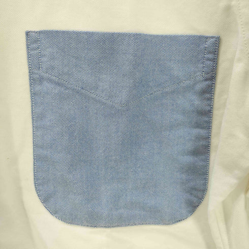 ブラックフリースバイブルックスブラザーズ BLACK FLEECE BY BROOKS BROTHERS USA製 切替 ボタンダウン長袖シャツ レディース BB0