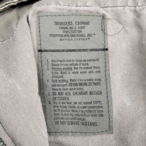 プロッパー PROPPER ウッドランドカモ リップストップ BDU フィールドカーゴパンツ トンボ ステンシル メンズ JPN:M