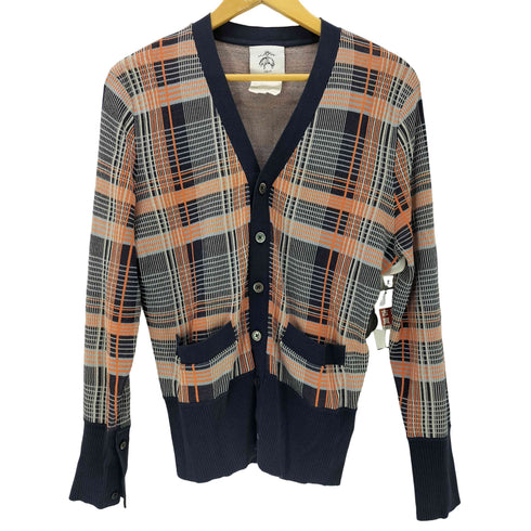 ブラックフリースバイブルックスブラザーズ BLACK FLEECE BY BROOKS BROTHERS コットン チェック柄 カーディガン レディース BB1