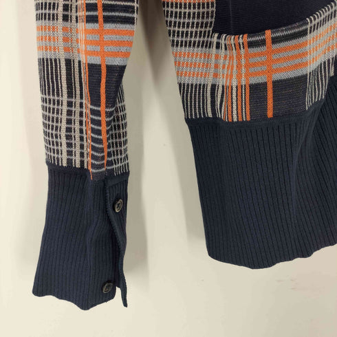 ブラックフリースバイブルックスブラザーズ BLACK FLEECE BY BROOKS BROTHERS コットン チェック柄 カーディガン レディース BB1