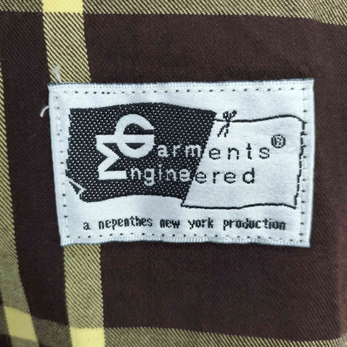 エンジニアードガーメンツ Engineered Garments マドラスチェック柄 ストール メンズ