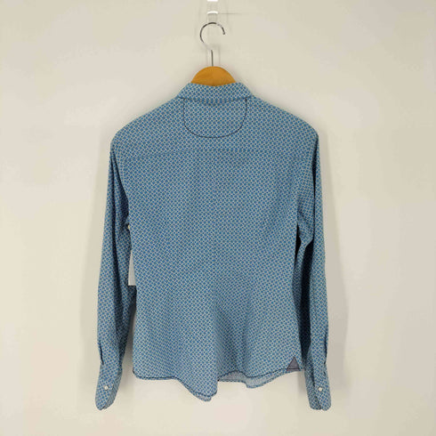 0039 ITALY 総柄L/S シャツ 星刺繍 レディース import:S