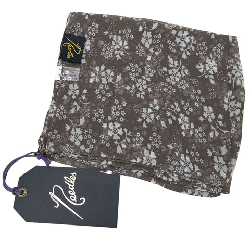 ニードルズ Needles 22AW Scarf - Silk Flat Crepe / Printed 花柄 シルクスカーフ メンズ