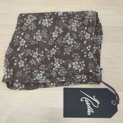 ニードルズ Needles 22AW Scarf - Silk Flat Crepe / Printed 花柄 シルクスカーフ メンズ