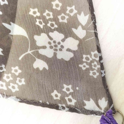 ニードルズ Needles 22AW Scarf - Silk Flat Crepe / Printed 花柄 シルクスカーフ メンズ
