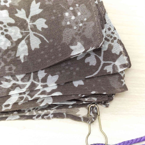 ニードルズ Needles 22AW Scarf - Silk Flat Crepe / Printed 花柄 シルクスカーフ メンズ