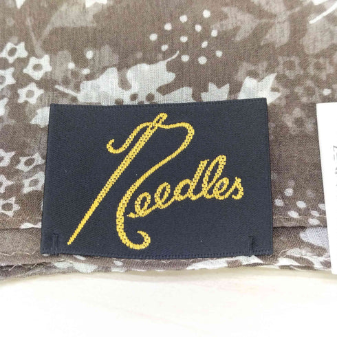 ニードルズ Needles 22AW Scarf - Silk Flat Crepe / Printed 花柄 シルクスカーフ メンズ