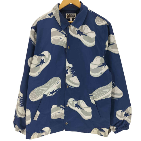 アベイシングエイプ A BATHING APE Random STA Coach Jacket メンズ JPN:L