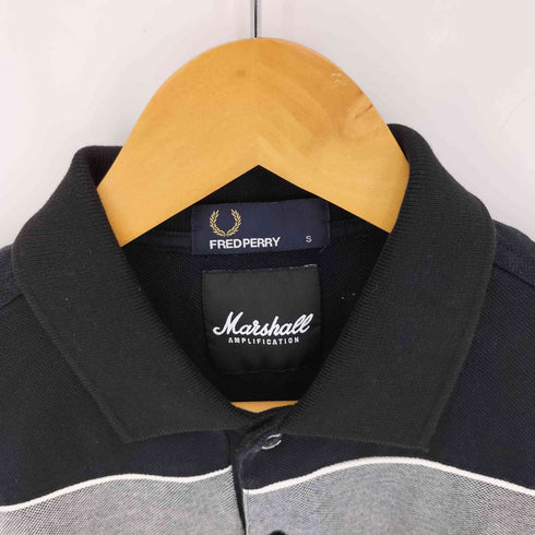 フレッドペリー FRED PERRY Marshall Amplification 月桂樹刺繍 バイカラー S/S ポロシャツ メンズ JPN:S