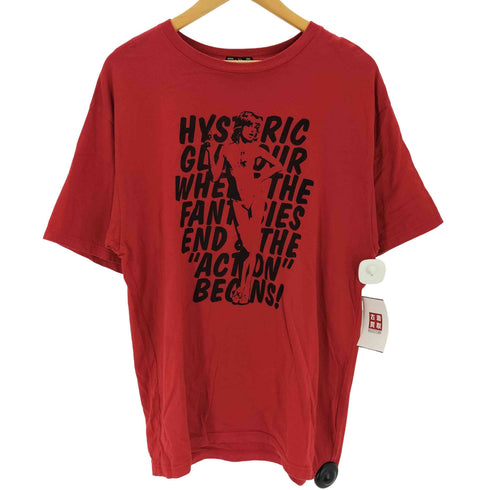 ヒステリックグラマー HYSTERIC GLAMOUR HYS NEVER TOO SOON柄 Tシャツ メンズ JPN:L