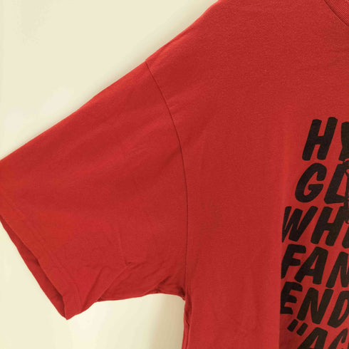 ヒステリックグラマー HYSTERIC GLAMOUR HYS NEVER TOO SOON柄 Tシャツ メンズ JPN:L