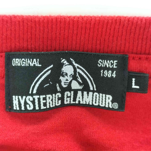 ヒステリックグラマー HYSTERIC GLAMOUR HYS NEVER TOO SOON柄 Tシャツ メンズ JPN:L