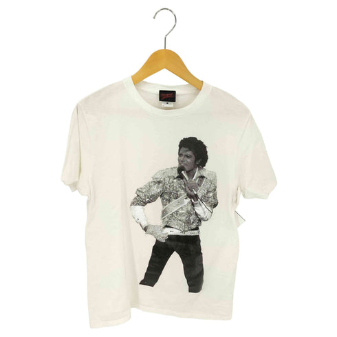 ビジュー装飾 プリント S/S Tシャツ メンズ JPN:M