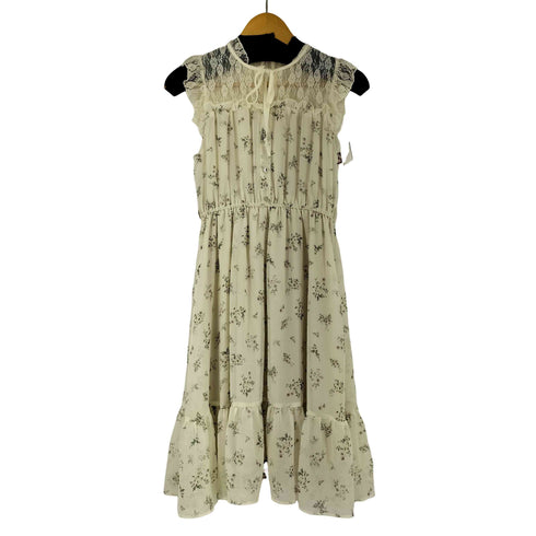 アクシーズファム axes femme レース切替花柄ワンピース レディース JPN:M