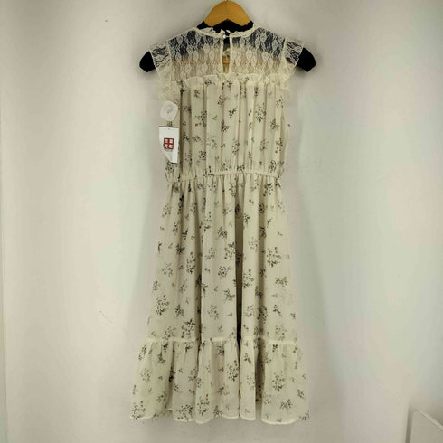 アクシーズファム axes femme レース切替花柄ワンピース レディース JPN:M
