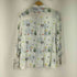 スカラー ScoLar L/S 総柄 レーヨンシャツ レディース JPN:M
