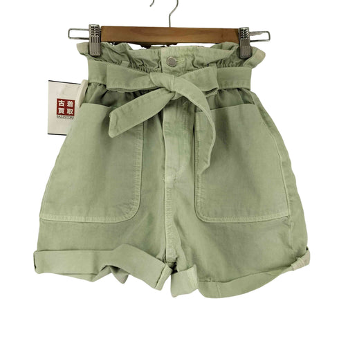 ザラ ZARA ベルト付き デニムショーツパンツ レディース US 0