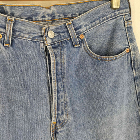 リーバイス Levis MADE IN UK 刻印311 501 ボタンフライデニムパンツ ユーロ メンズ UK:34-35